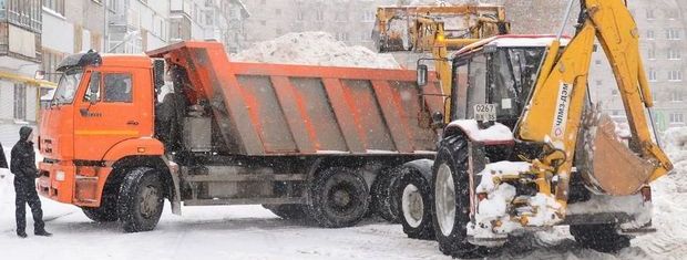 уборка снега в Москве